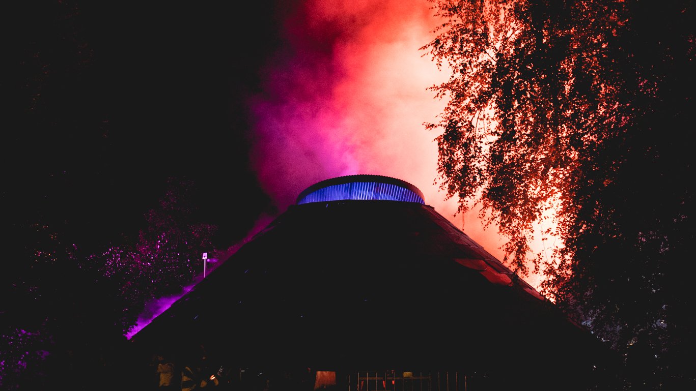 Foto van de Moon Ra stage op de tweede dag van Horst Festival 2021