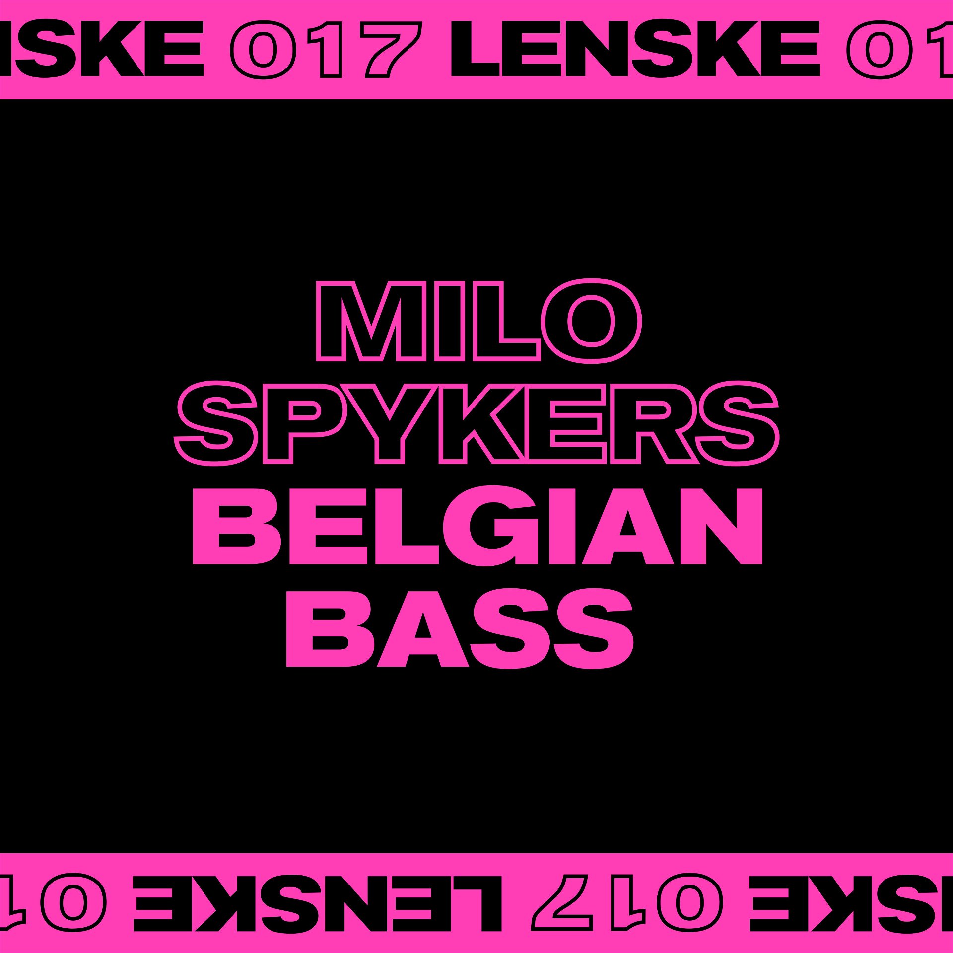 Cover art van Belgian Bass EP door Milo Spykers