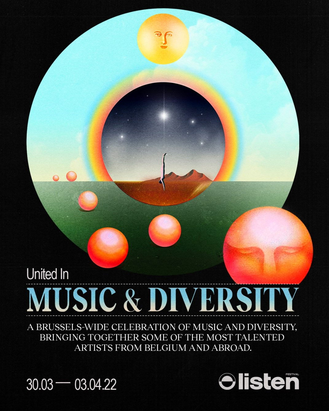 Affiche van Listen Festival 2022