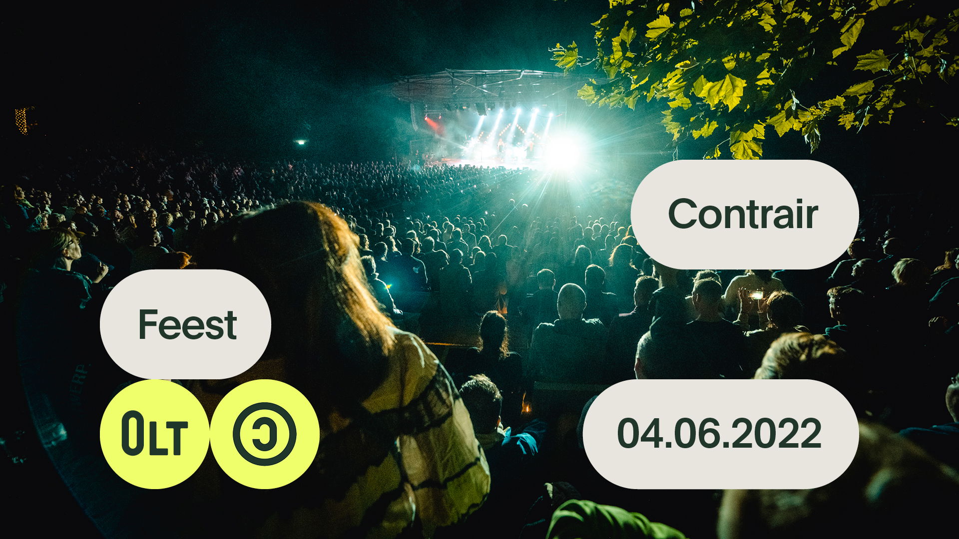 Artwork van OLT Rivierenhof invites Contrair: Gerd Janson, Esa's Afro-Synth Band &amp; Bárbara Boeing