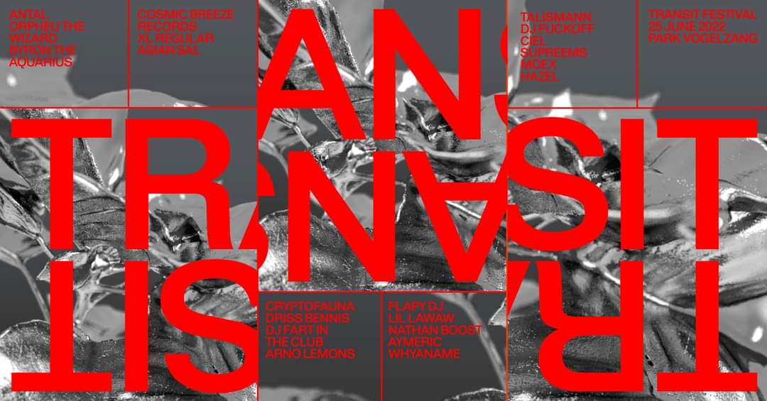 Artwork van Transit Festival 2022