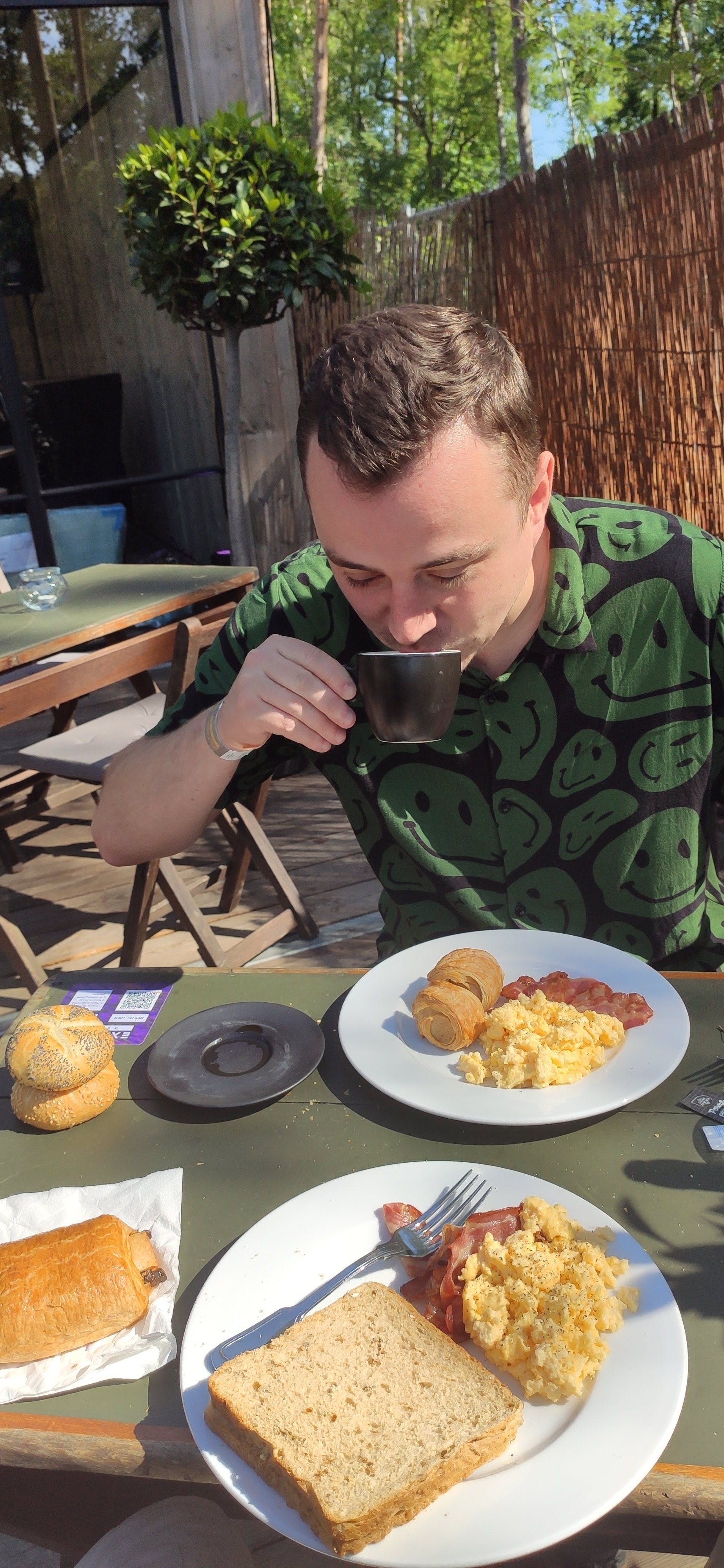 Het ontbijt in het Extrema Resort tijdens Extrema Outdoor 2022