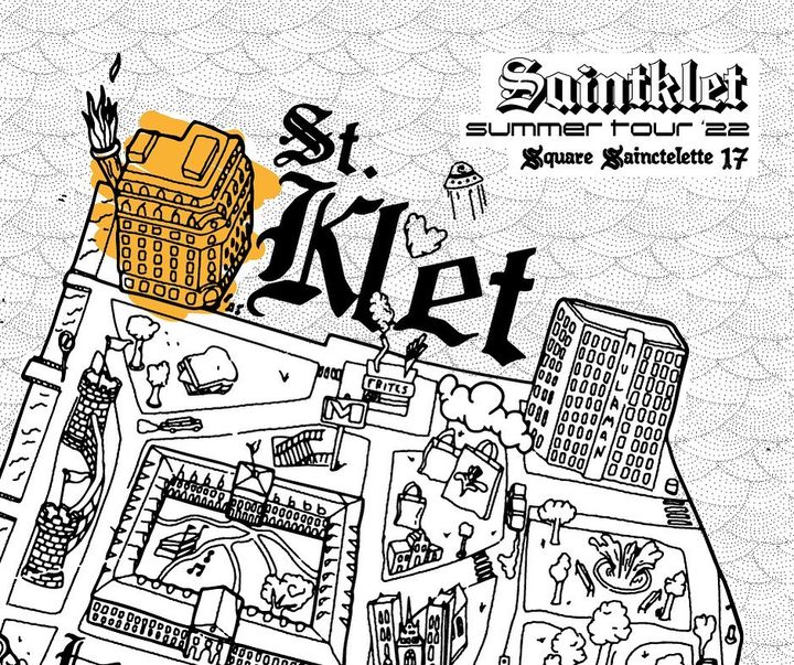 Promo visual voor de Saintklet locatie van de Saintklet Summer Tour '22