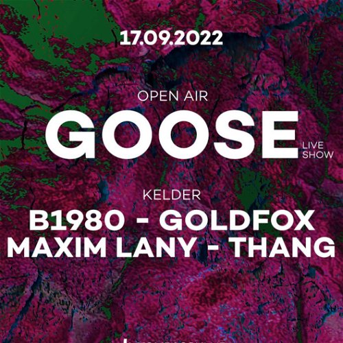 Promo voor GOOSE (LIVE) Open Air + Afterparty at Kompass