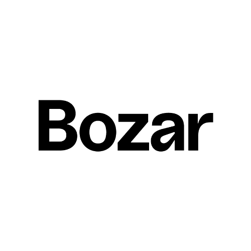 Het logo van Bozar