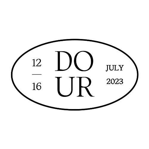 Logo  van Dour Festival 2023, in opdracht van Dour