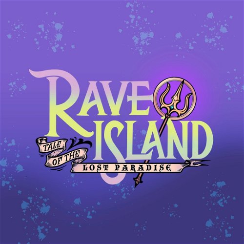Logo  van Rave Island Festival 2023, in opdracht van Rave Alert