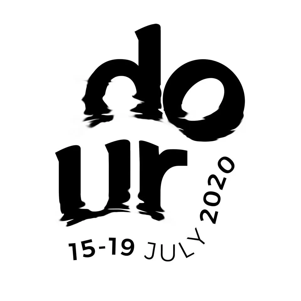 Logo van Dour Festival 2020, in opdracht van Dour