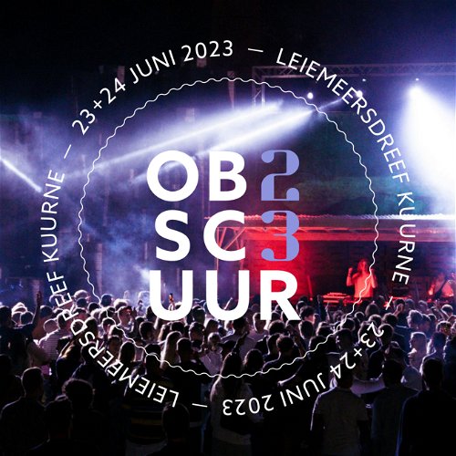 Promo  van Obscuur Festival 2023, in opdracht van Obscuur