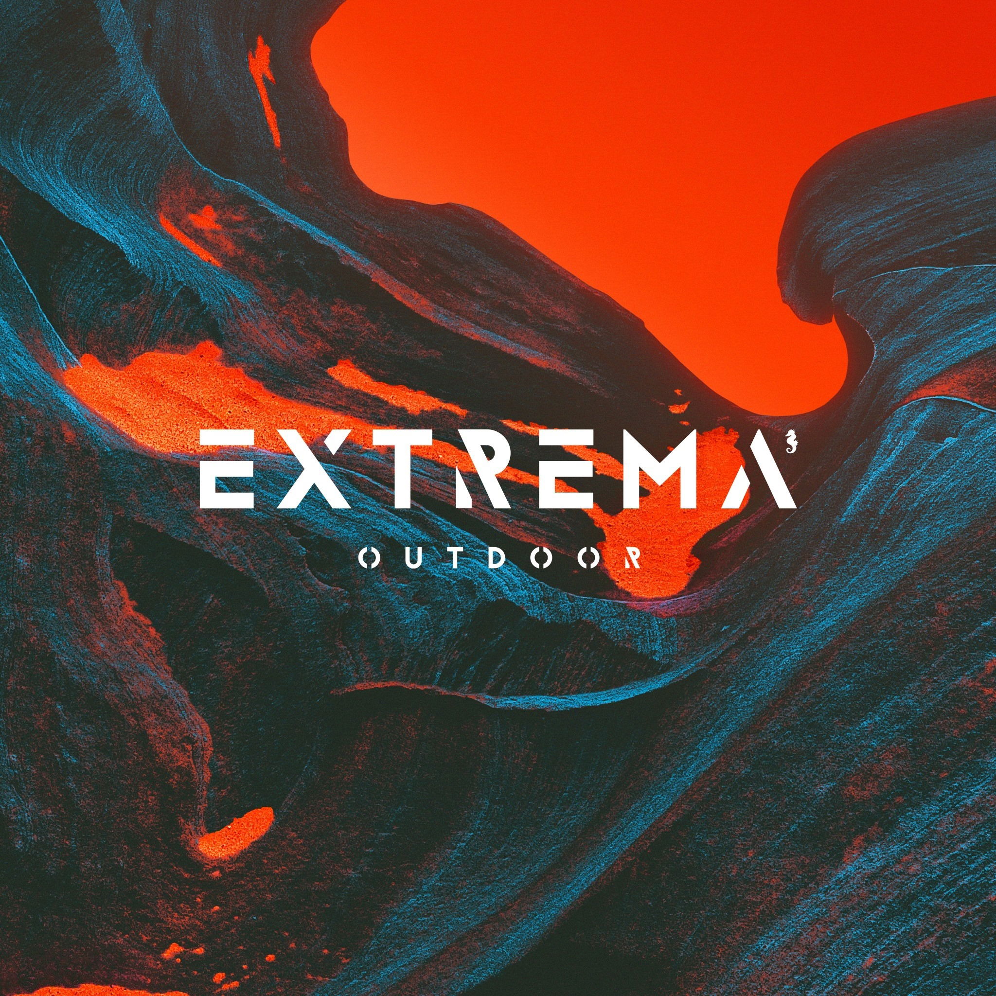 Logo van Extrema Outdoor 2020, in opdracht van Extrema Outdoor
