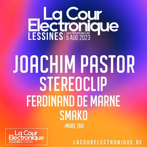 Promo  van La Cour Electronique 2023, in opdracht van La Cour Electronique