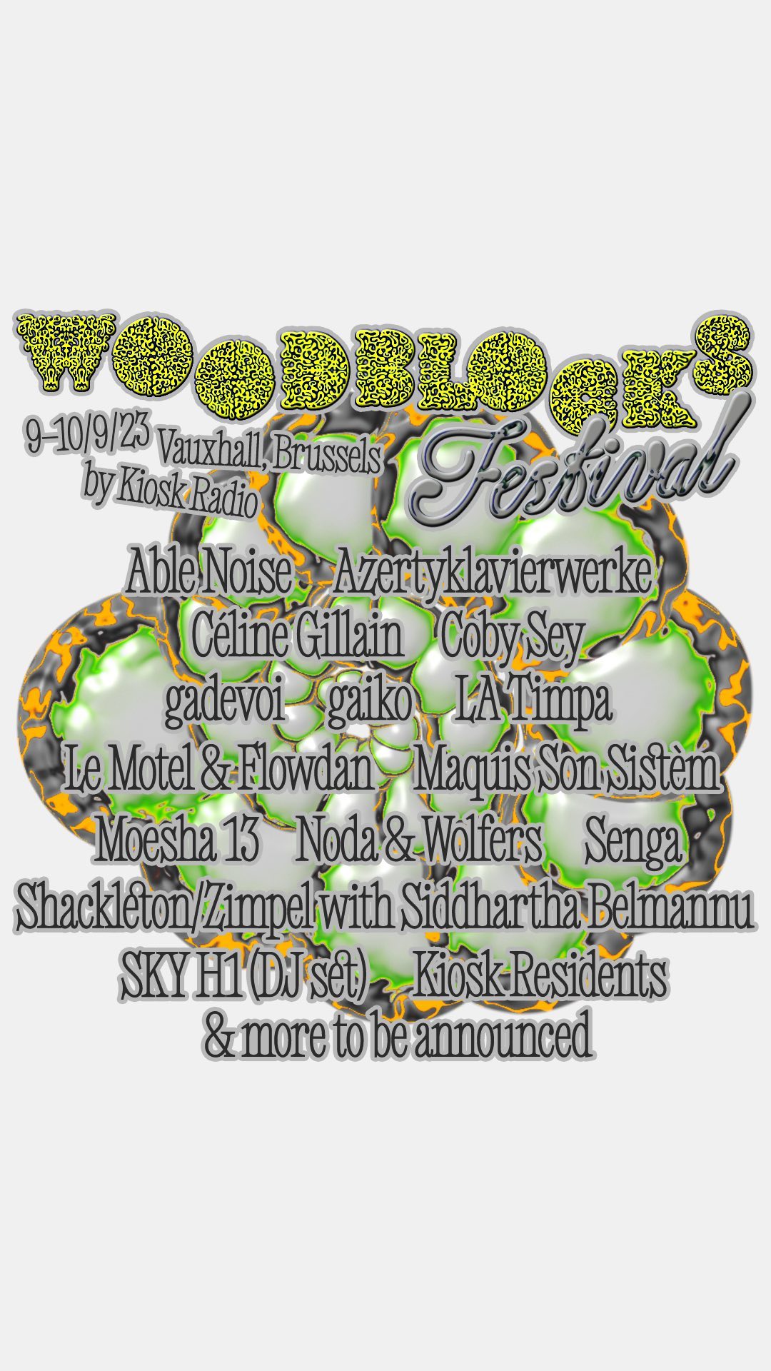 Promo van Woodblocks Festival by Kiosk Radio, in opdracht van Kiosk Radio