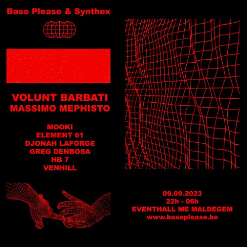 Promo  van Base Please &amp; Synthex Presents Volunt Barbati &amp; Massimo Mephisto, in opdracht van Base Please