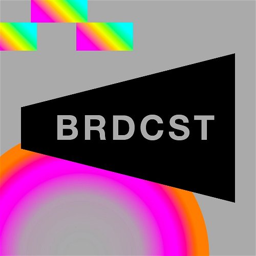 Logo  van BRDCST Festival 2024, in opdracht van BRDCST en Ancienne Belgique