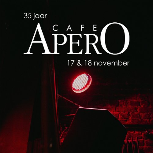 Promo  van 35 jaar Café AperO, in opdracht van Café AperO