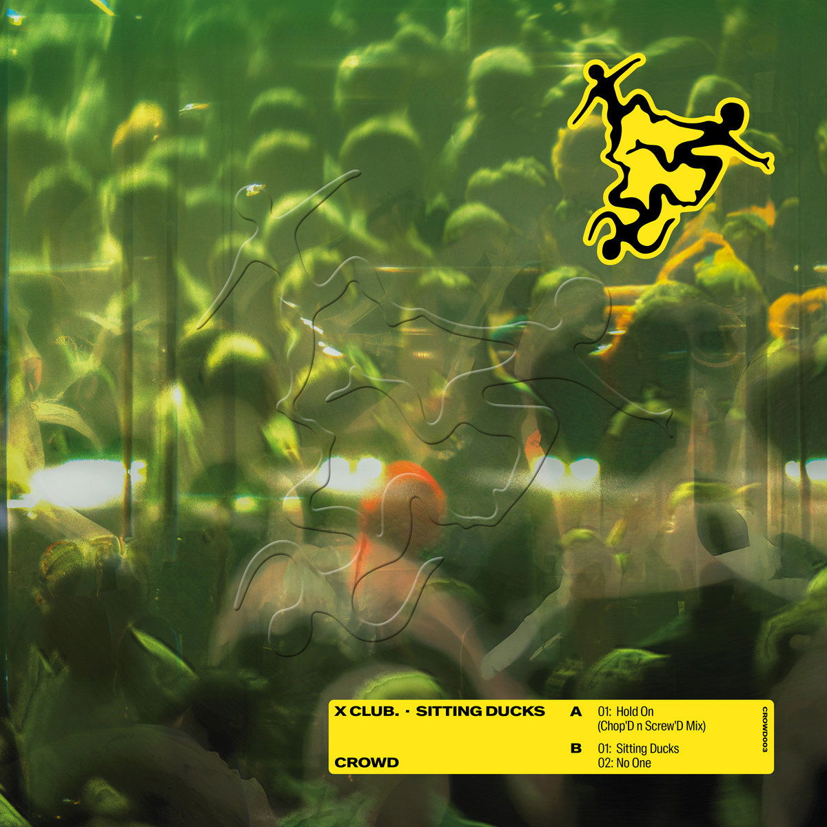 Artwork van Sitting Ducks, in opdracht van X CLUB.