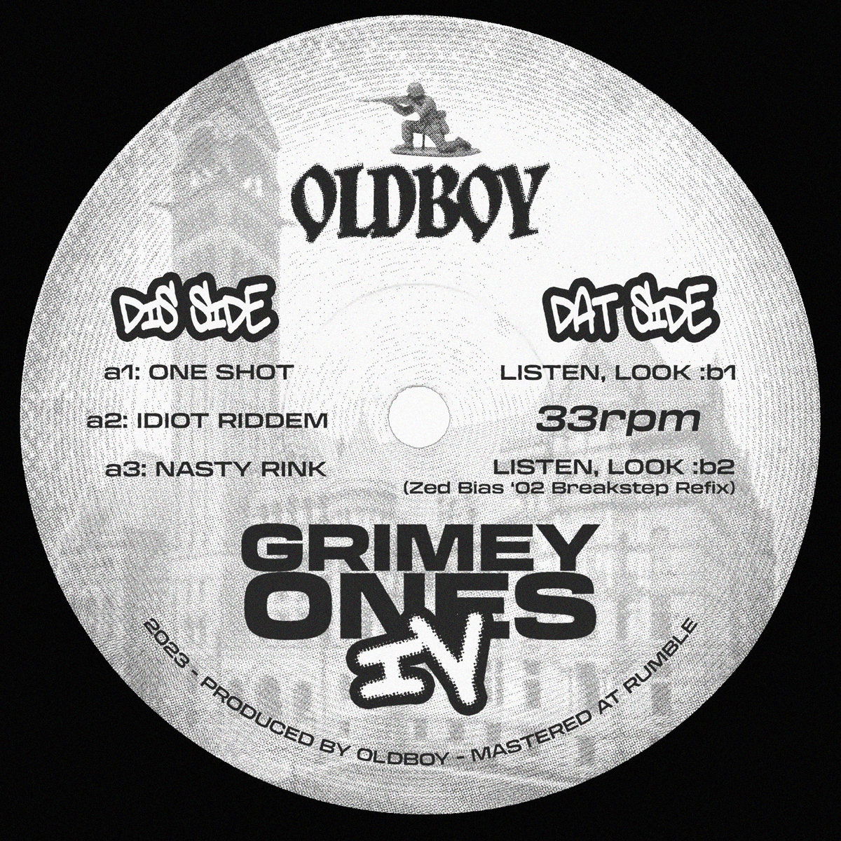 Artwork van Grimey Ones Part IV, in opdracht van Oldboy