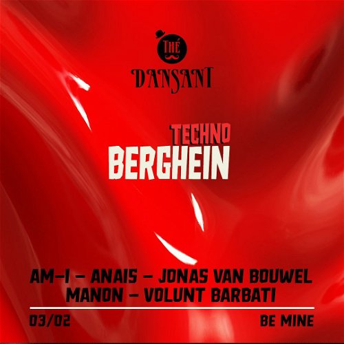 Promo  van Thé Dansant Berghein - Techno, in opdracht van Thé Dansant