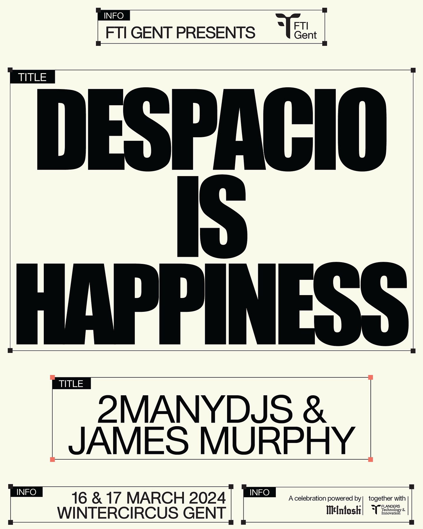 Promo van Despacio by 2manydjs &amp; James Murphy, in opdracht van FTI