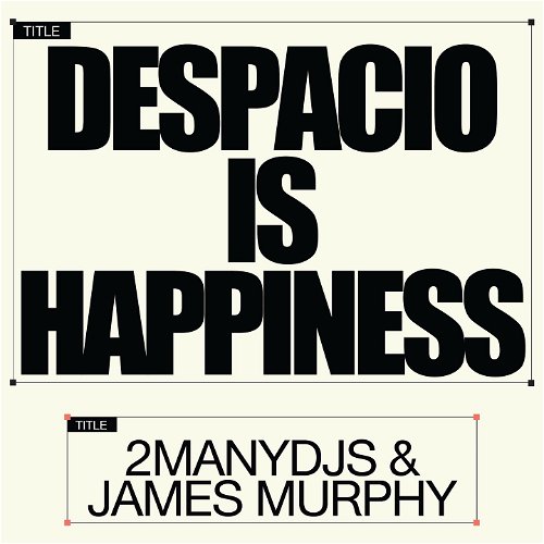 Promo  van Despacio by 2manydjs &amp; James Murphy, in opdracht van FTI