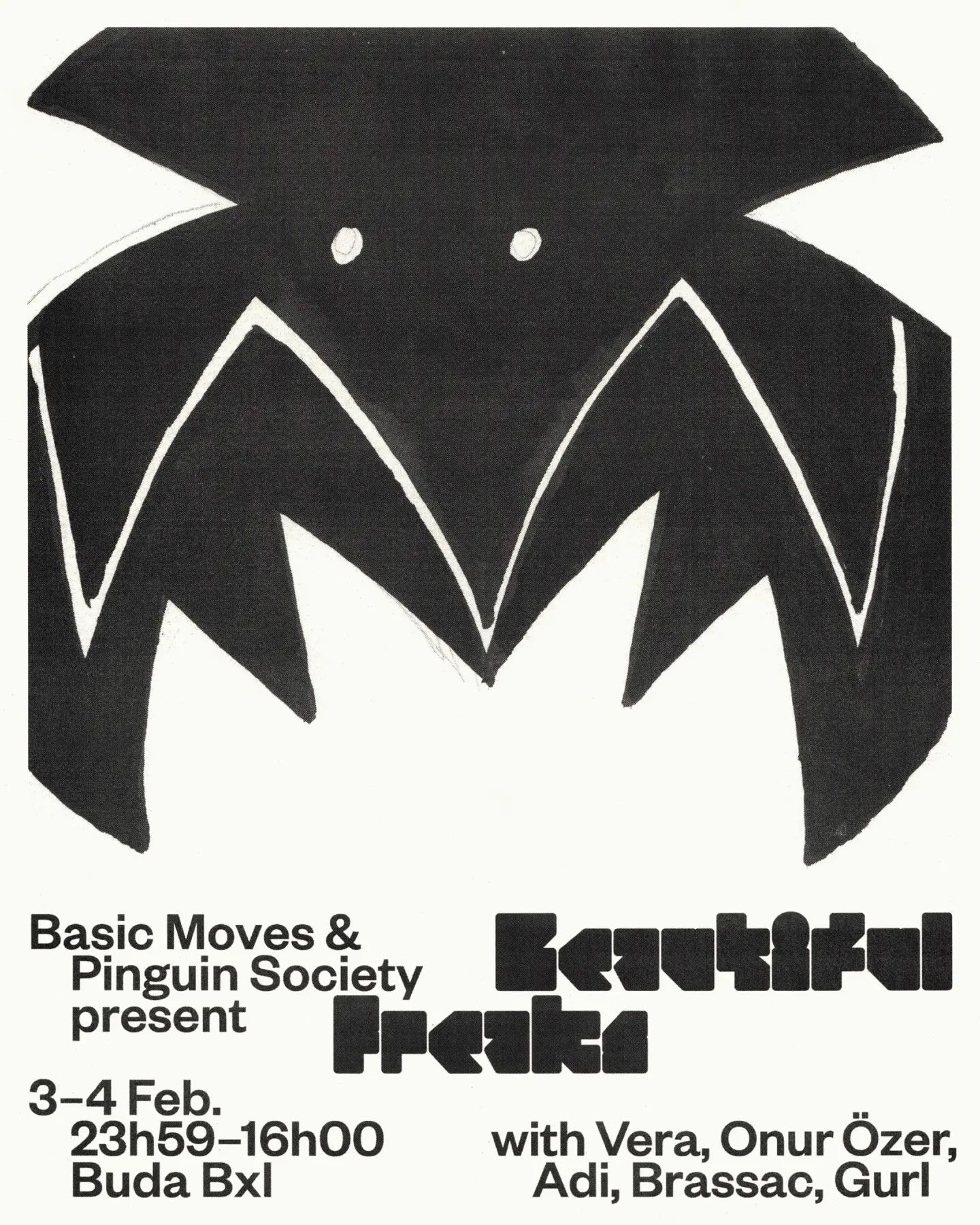 Promo van Beautiful Freaks, in opdracht van Basic Moves en Pinguin Society