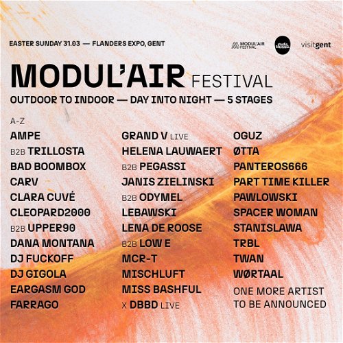 Promo  van MODUL&#039;AIR Festival 2024, in opdracht van MODUL&#039;AIR