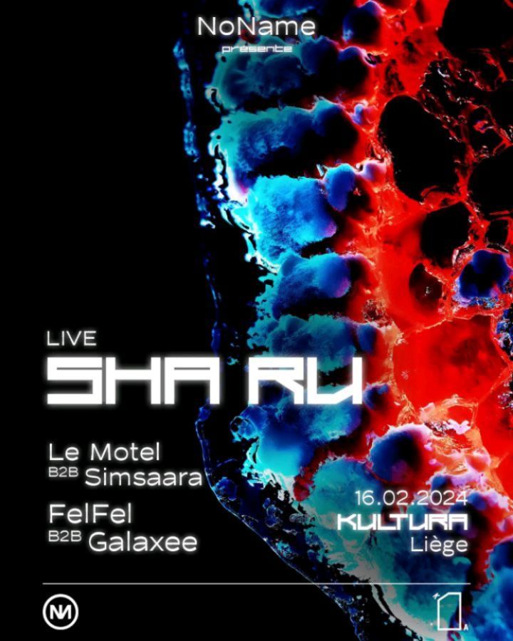Promo van NoName présente Sha Ru LIVE, Le Motel &amp; more, in opdracht van La Nature