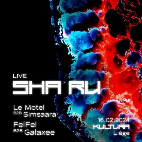 Promo  van NoName présente Sha Ru LIVE, Le Motel &amp; more, in opdracht van La Nature