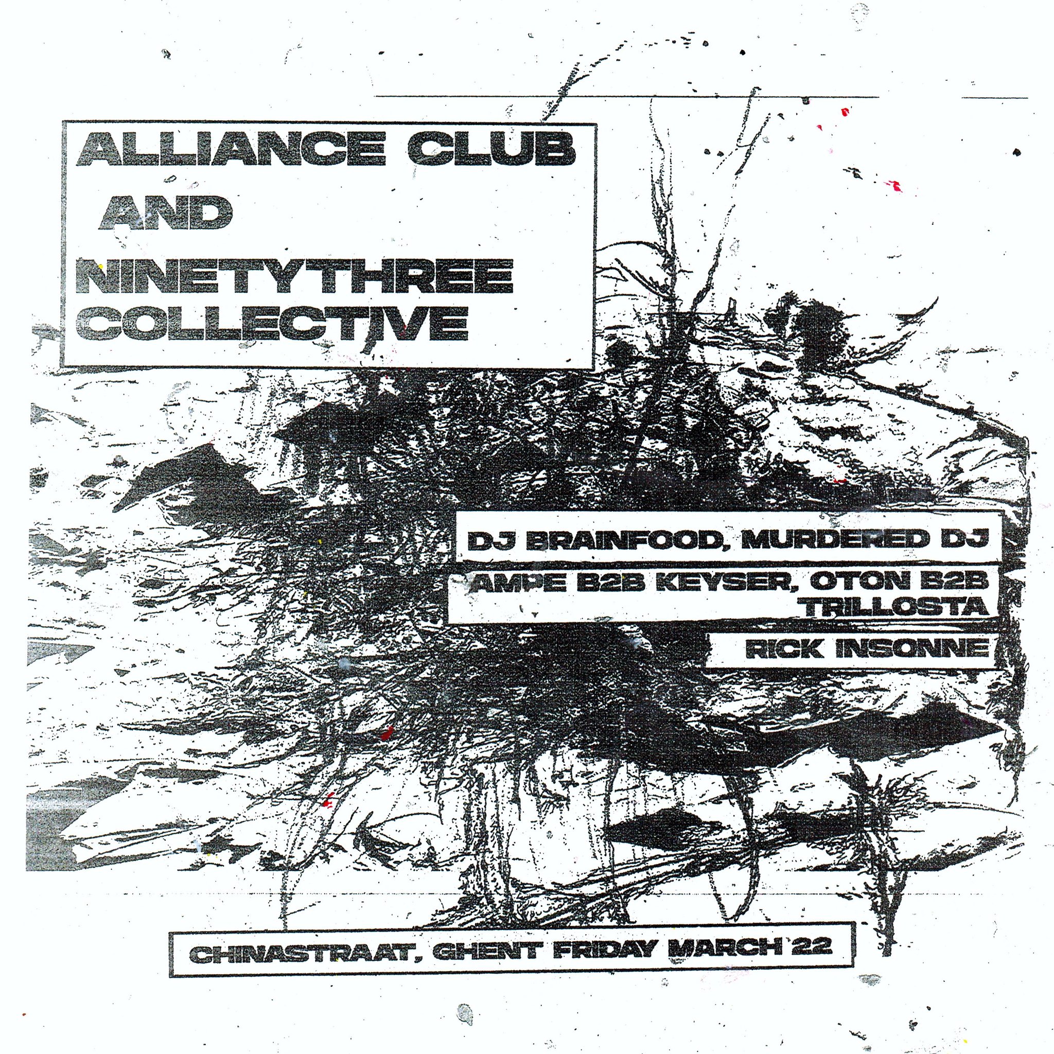 Promo van Alliance Club x Ninety Three Collective, in opdracht van Alliance Club en Ninety Three Collective