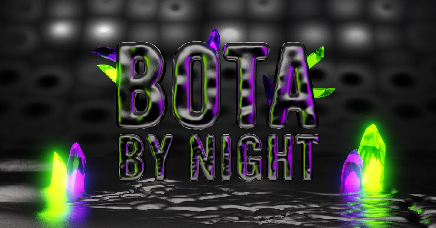 Promo van BOTA BY NIGHT, in opdracht van Botanique
