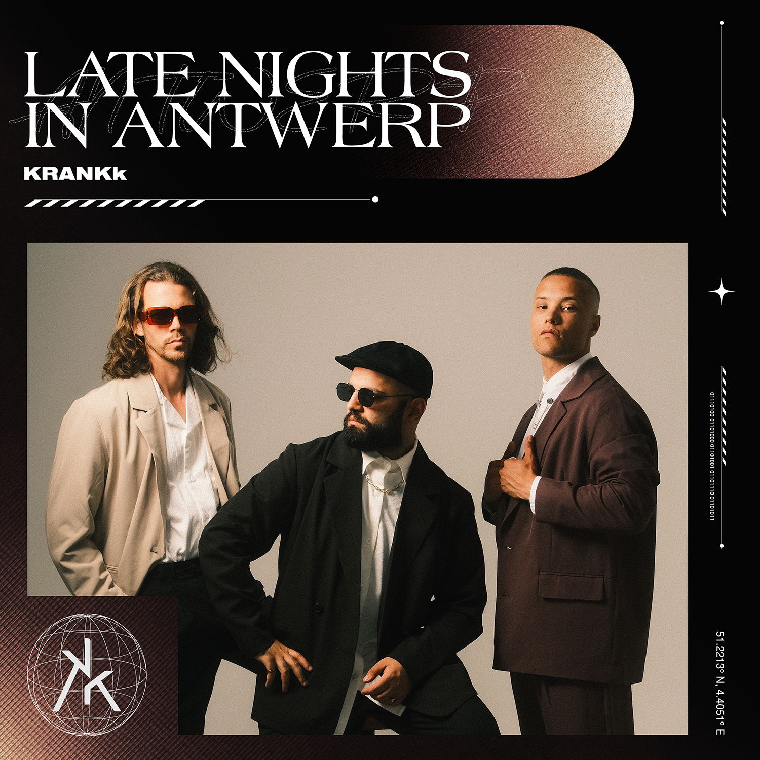 Artwork van Late Nights in Antwerp, in opdracht van KRANKk