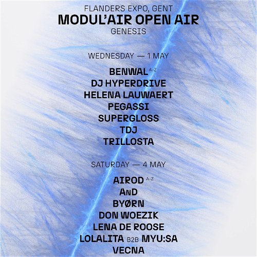 Promo  van MODUL&#039;AIR Open Air: Genesis, in opdracht van MODUL&#039;AIR