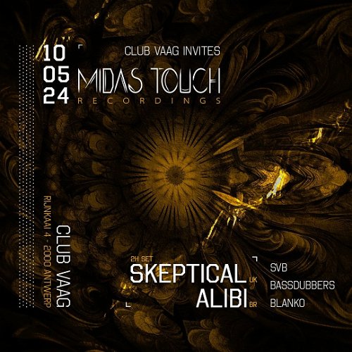 Promo  van Club Vaag invites Midas Touch, in opdracht van Midas Touch Recordings