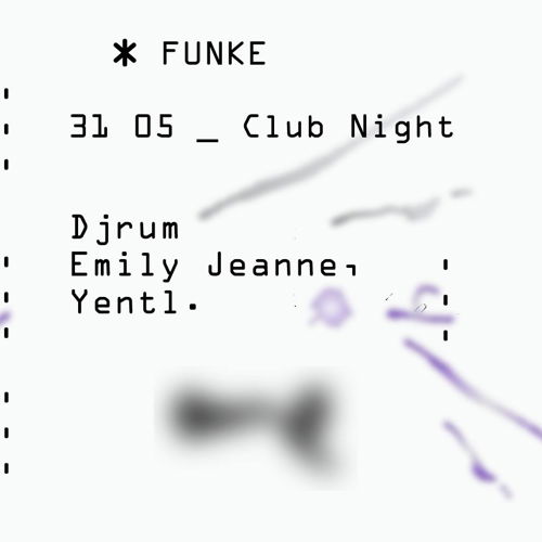 Promo  van Funke_Djrum, Emily Jeanne, Yentl., in opdracht van Funke