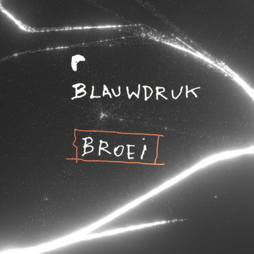 Promo  van BROEI invites BLAUWDRUK, in opdracht van BROEI