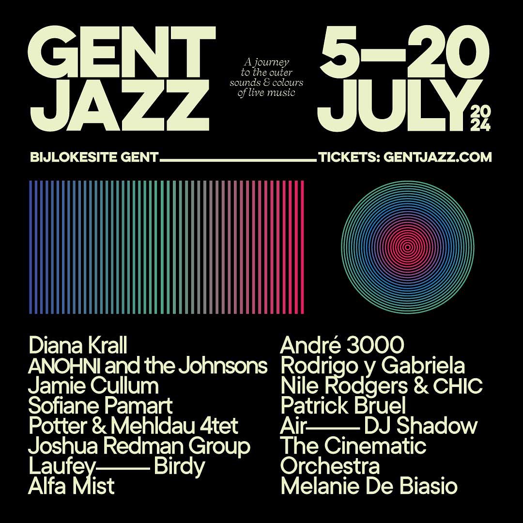 Promo van Gent Jazz 2024, in opdracht van Gent Jazz