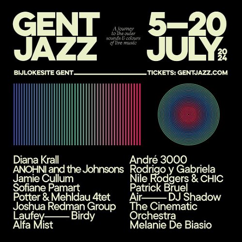 Promo  van Gent Jazz 2024, in opdracht van Gent Jazz