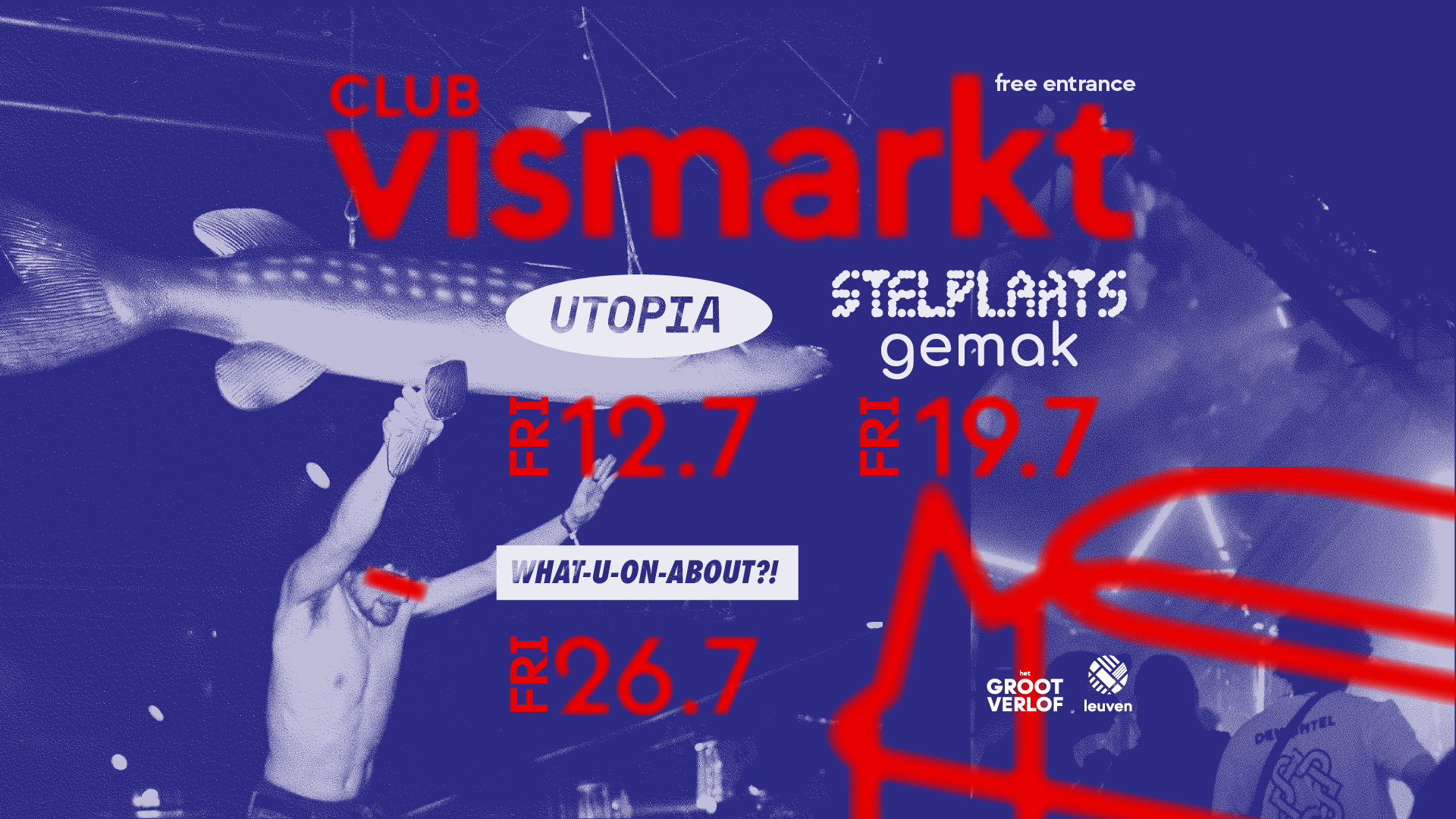 Promo van CLUB VISMARKT met Utopia, in opdracht van Utopia
