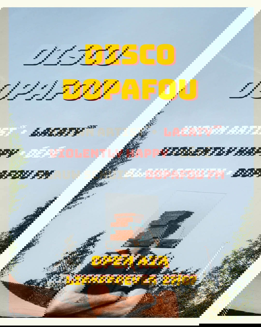 Promo van DISCO DOPAFOU OPEN AIR - LINKEROEVER, in opdracht van Disco Dopafou