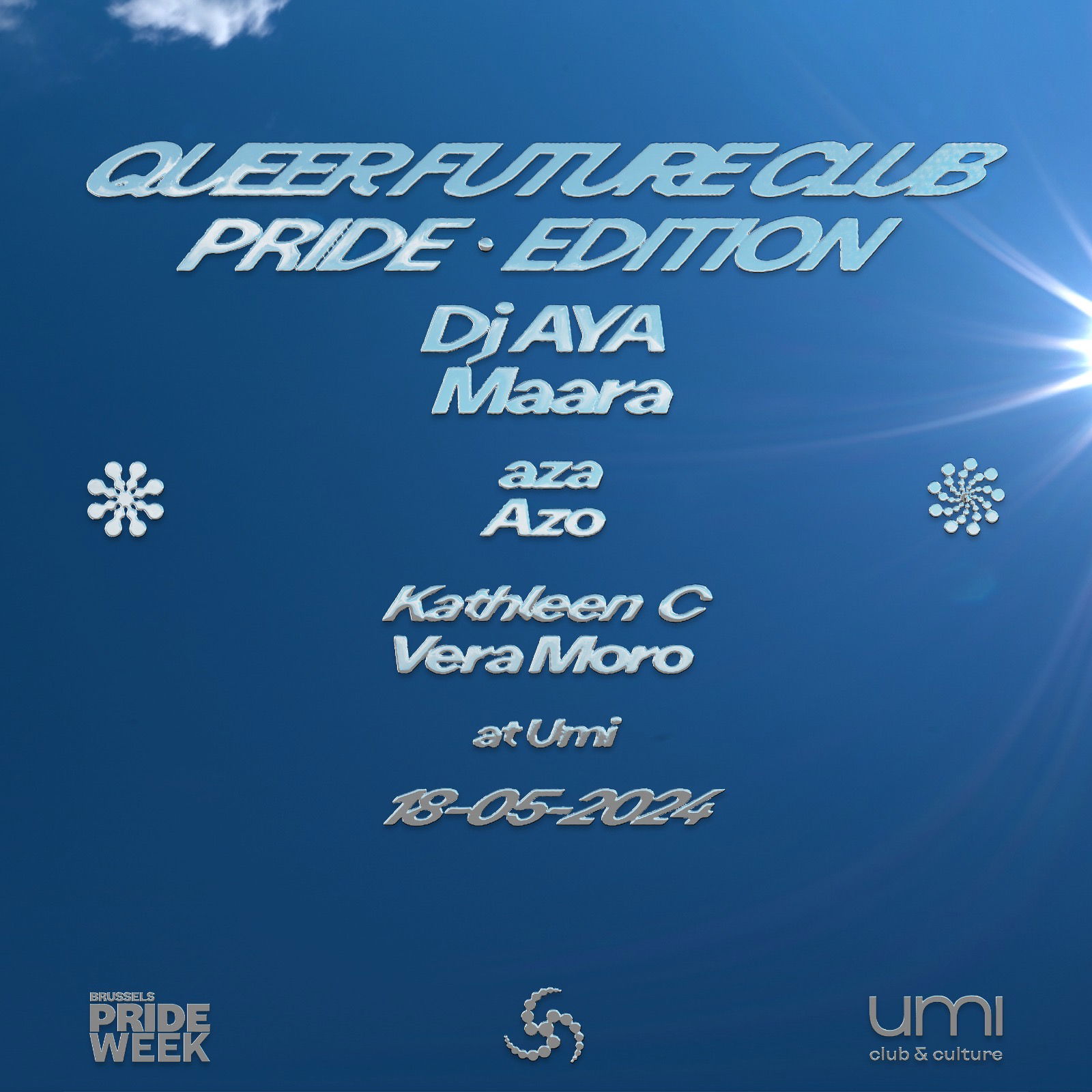 Artwork van Queer Future Club, in opdracht van UMI