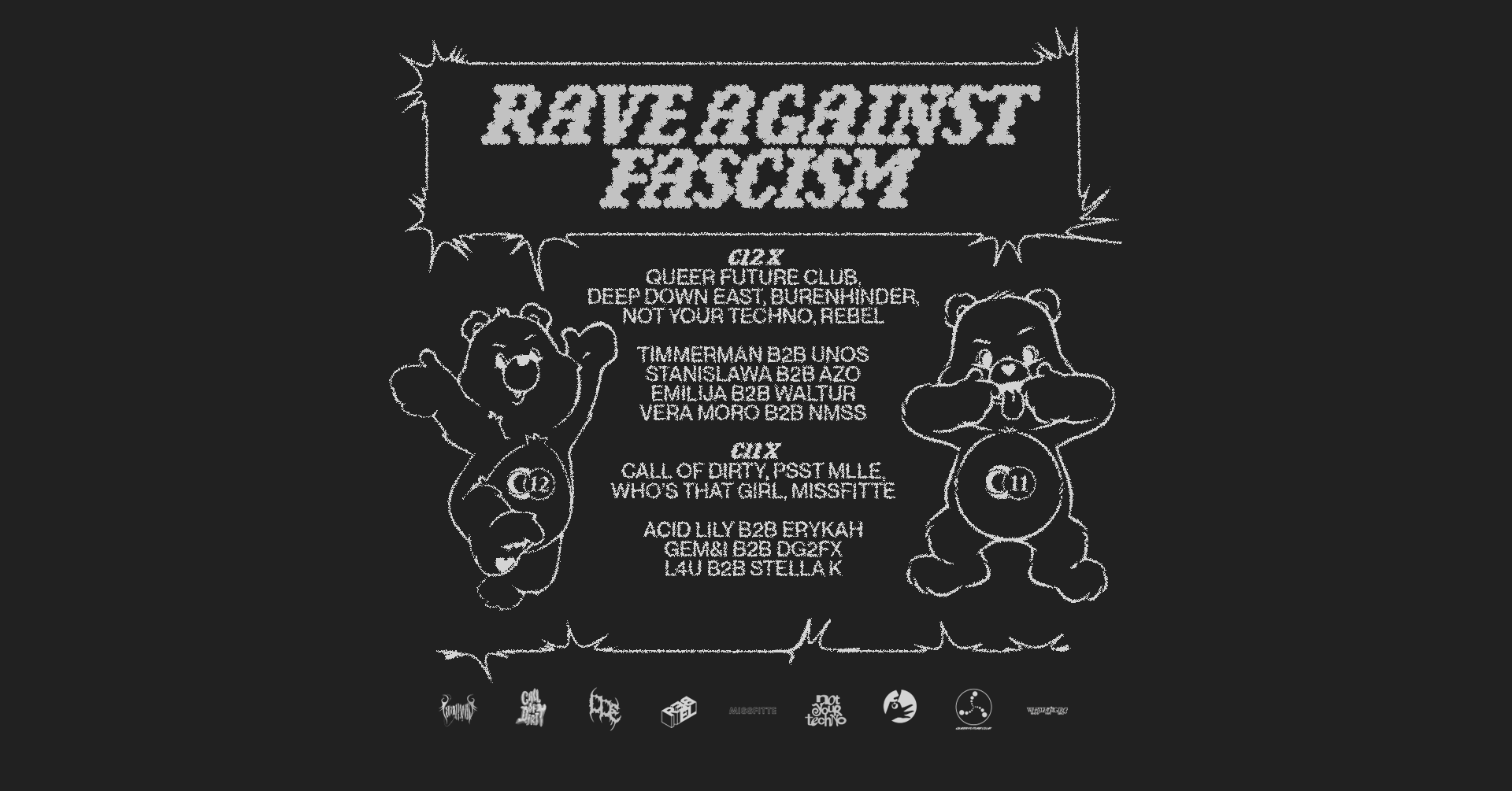 Promo  van Rave Against Fascism, in opdracht van C12