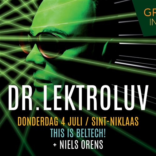 Promo  van Great Gigs in the Park / Dr. Lektroluv + Niels Orens, in opdracht van De Casino