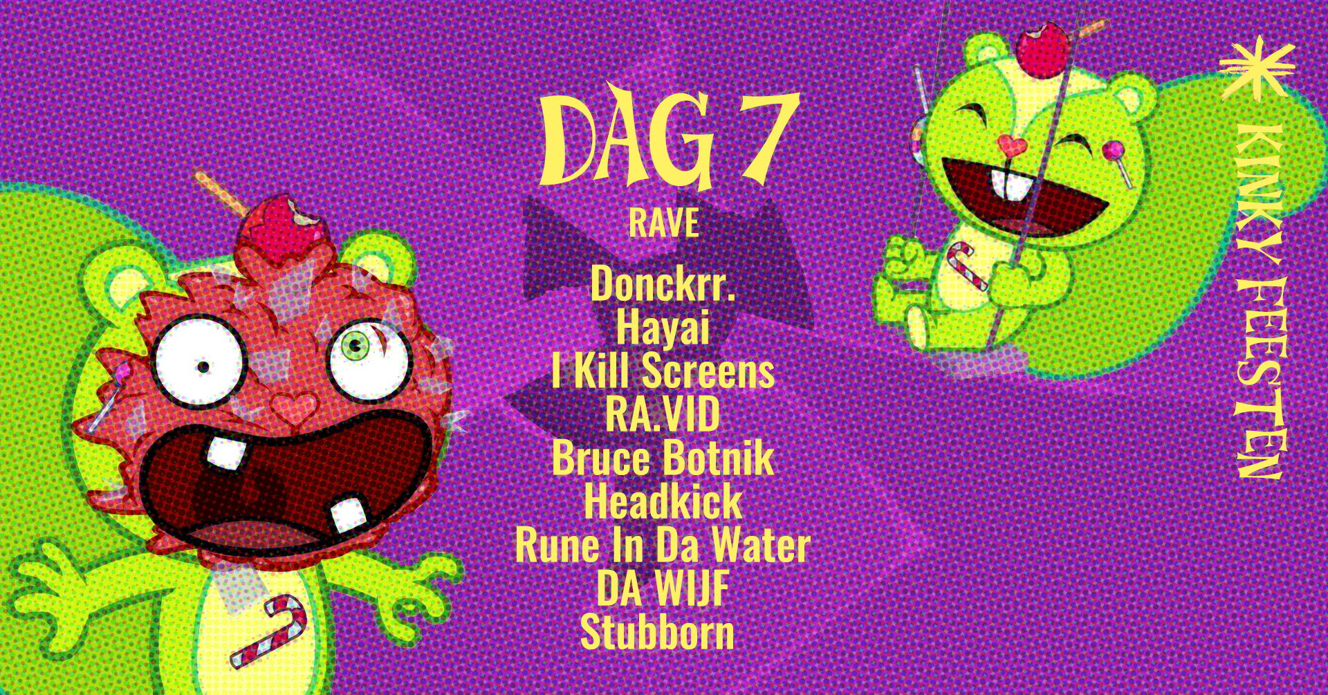 Promo van KINKY FEESTEN DAG 7: Double Cup x RUIS. x Mitsubishi Dance Klub, in opdracht van Kinky Star