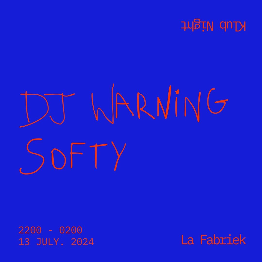 Promo van KLUB NIGHT x La Fabriek with Dj Warning &amp; Softy, in opdracht van La Fabriek
