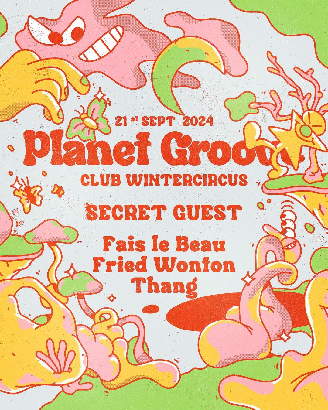 Promo van Planet Groove in Club Wintercircus, in opdracht van Planet Groove
