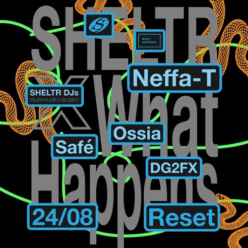 Promo van WHAT HAPPENS x SHELTR, in opdracht van What Happens en SHELTR