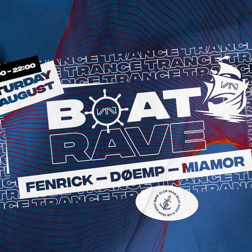 Promo van Club Vaag presents BOAT RAVE w/ FENRICK, DØEMP, MIAMOR, in opdracht van Club Vaag