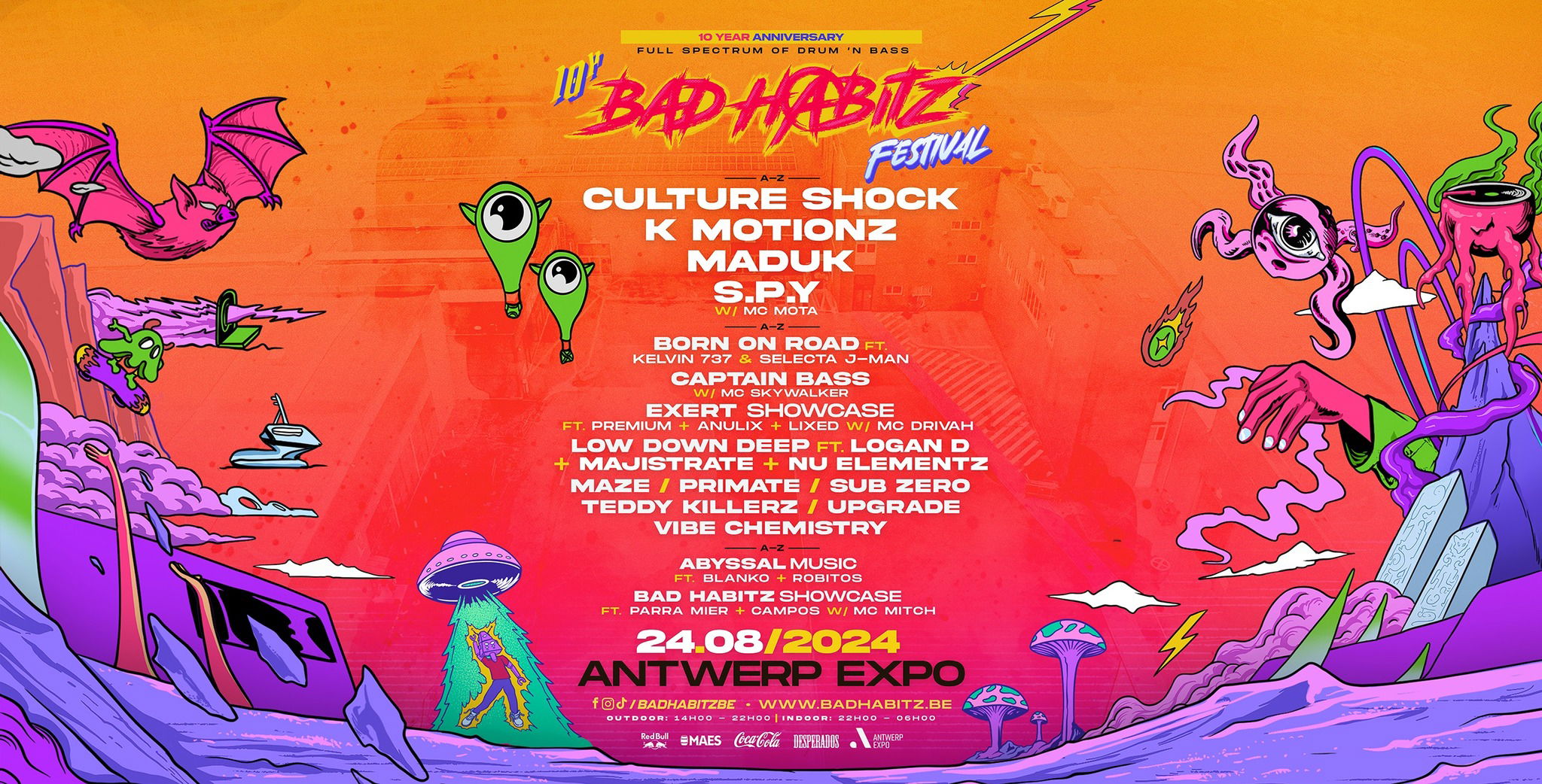 Promo van Bad Habitz Festival, in opdracht van Bad Habitz