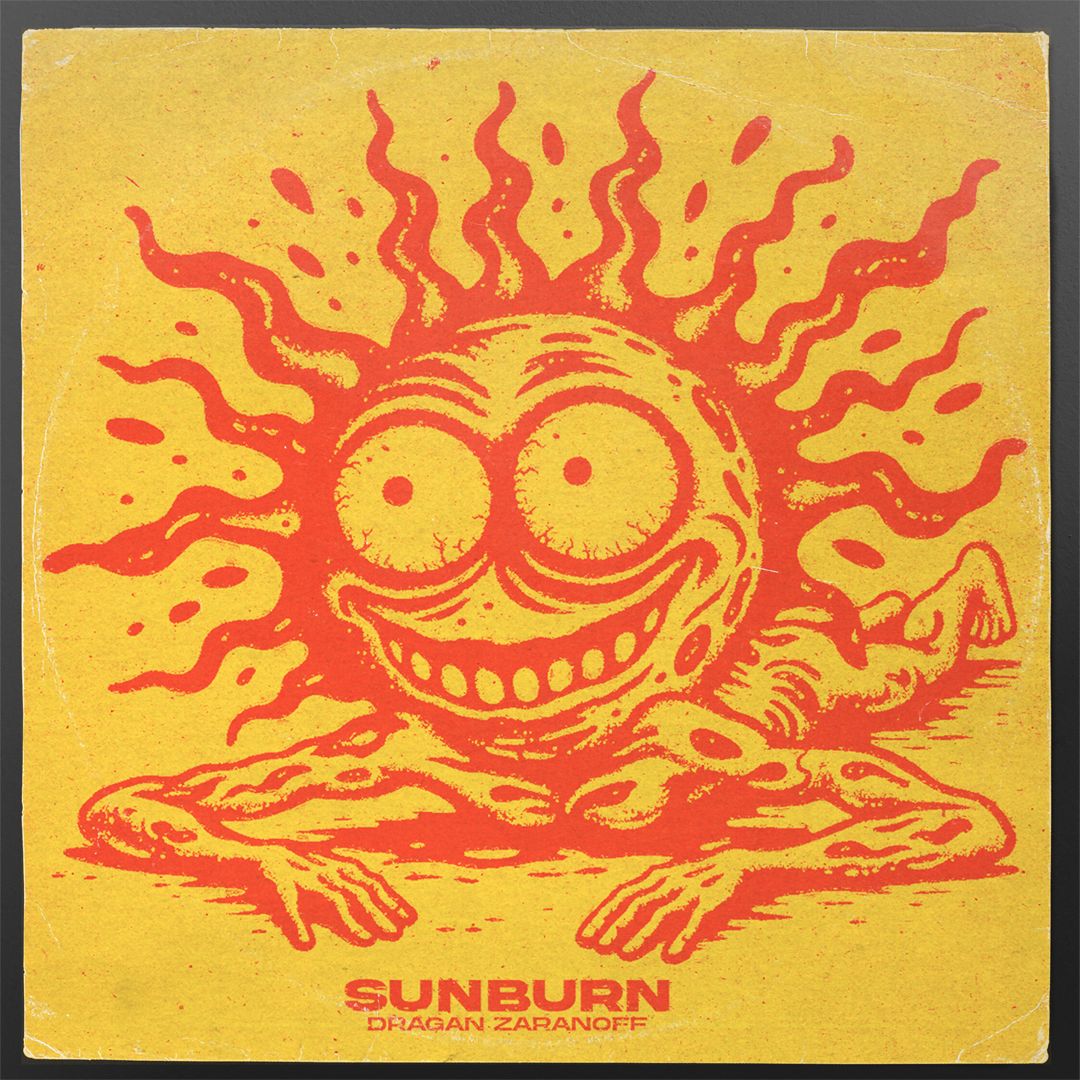 Artwork van SUNBURN, in opdracht van Dragan Zaranoff