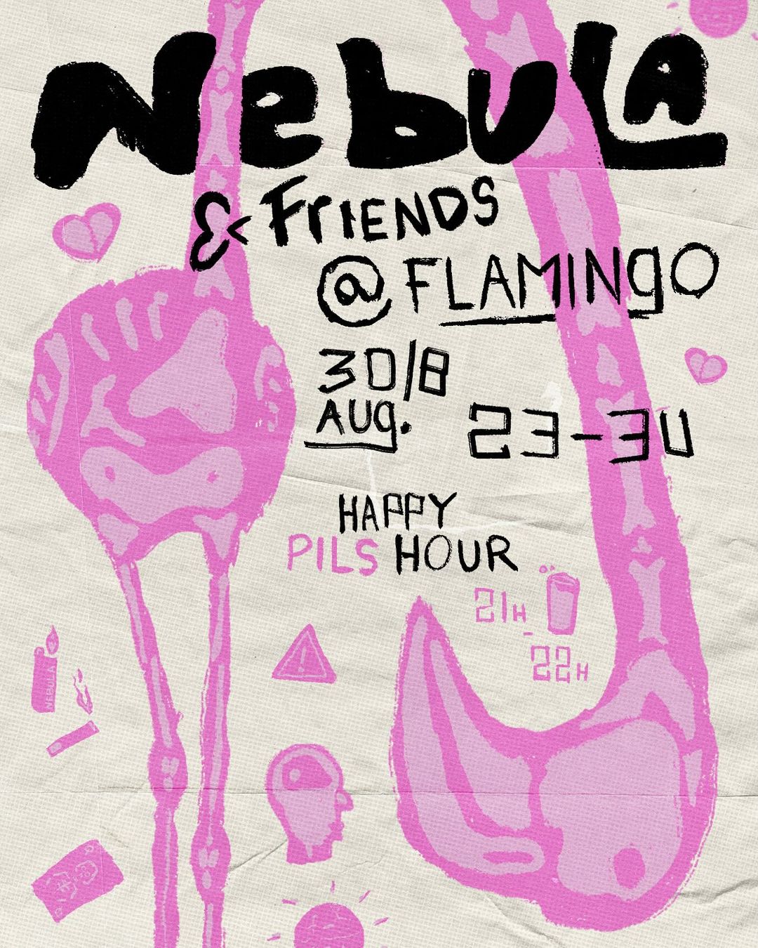 Promo van Nebula &amp; friends @ Flamingo, in opdracht van Nebula